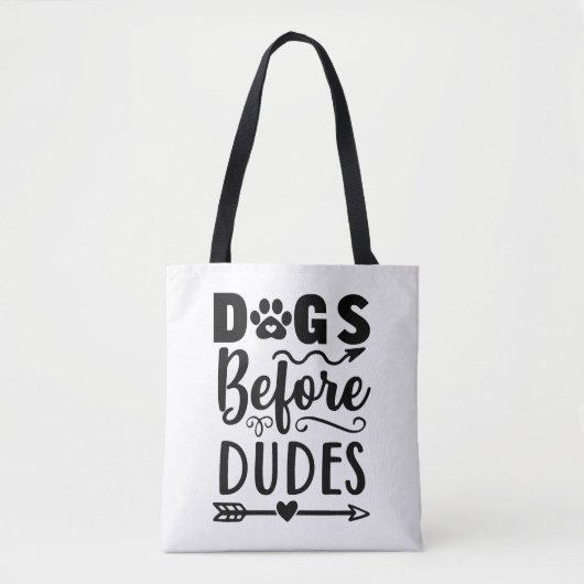 Tote Bag Chiens avant les mecs (Devant)