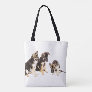 Tote Bag Chiens bergers allemands assis
