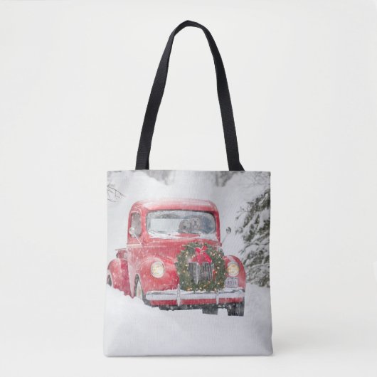 Tote Bag Chiens dans un camion (Devant)