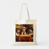 Tote Bag Chiens dans un salon (Dos)