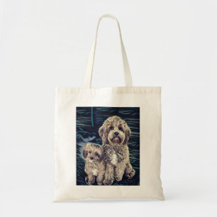 Tote Bag Chiens de Cavapo adorables