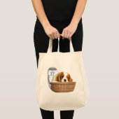 Tote Bag Chiens de chiots (Devant (produit))