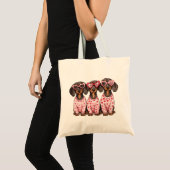 Tote Bag Chiens de la Saint Valentin (Devant (produit))