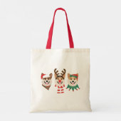 Tote Bag Chiens de Noël Pembroke Welsh Corgi (Dos)
