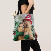 Tote Bag Chiens des Prairies de Noël (De près)