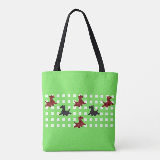 Tote Bag Chiens écossais (Dos)