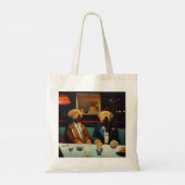 Tote Bag Chiens en dîner (Dos)