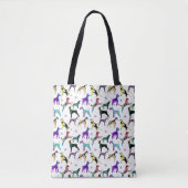 Tote Bag Chiens et pattes (Devant)