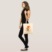 Tote Bag Chiens laissant des empreintes digitales (Devant (modèle))