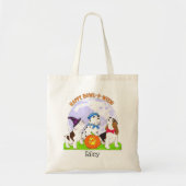 Tote Bag Chiens mignons en costume Halloween Treat Bag pers (Devant)