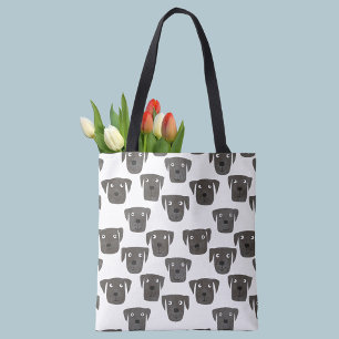 Tote Bag Chiens noirs du Labrador