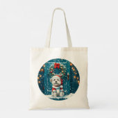 Tote Bag Chiens Shih Tzu de Noël (Dos)