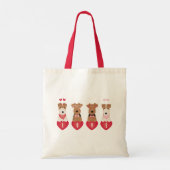 Tote Bag Chiens Terrier de Valentine Welsh Wire Fox (Dos)
