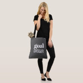 Tote Bag Chiffre d'objectif noir Fourre-tout (Sur le modèle)