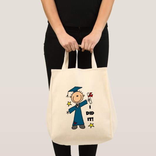Tote Bag Chiffre T-shirts et cadeaux de bâton de diplômé de (Devant (produit))