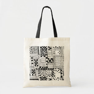 Tote Bag Chiffres inspirés d'abrégé sur Indien