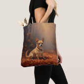 Tote Bag Chihuahua à l'automne Leaves automne Inspire (De près)