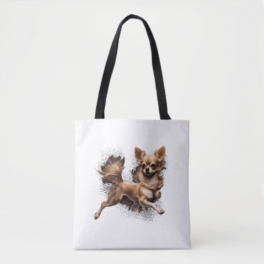 Tote Bag Chihuahua Ballerina Danse de ballet (Devant)