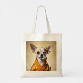 Tote Bag Chihuahua bouddhiste (Dos)