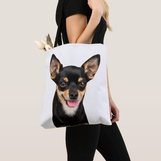 Tote Bag Chihuahua Chien chiot (De près)