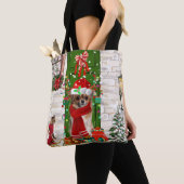 Tote Bag Chihuahua Chien Noël (De près)