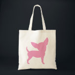 Tote Bag Chihuahua rose drôle<br><div class="desc">Pink Funny Chihuahua chien conception de race en rose est disponible sur les t-shirts & cadeaux pour les amateurs de Chihuahua. Le design amusant Chihuahua est parfait sur une large sélection de vêtements, chemises, t-shirts et cadeaux, dans un assortiment de styles, couleurs et tailles pour hommes et femmes, enfants et...</div>