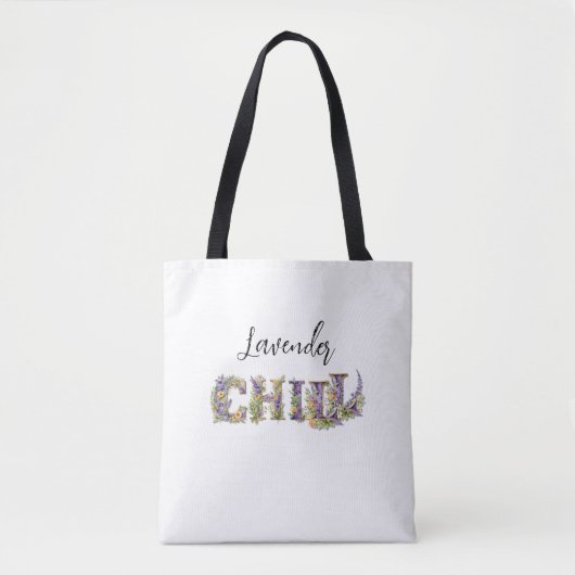 Tote Bag Chill de lavande (Devant)