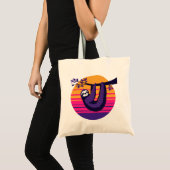 Tote Bag Chill like a Sloth - Retro Sunset Sloth (Devant (produit))