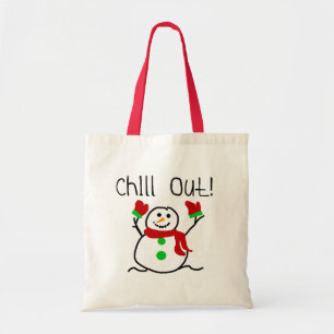 Tote Bag Chill Out Snowman