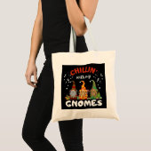 Tote Bag Chillin Avec Mes Gnomes Noël (Devant (produit))