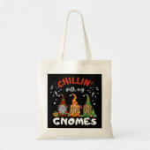 Tote Bag Chillin Avec Mes Gnomes Noël (Devant)