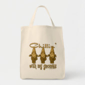 Tote Bag Chillin avec mes Gnomies ! (Devant)
