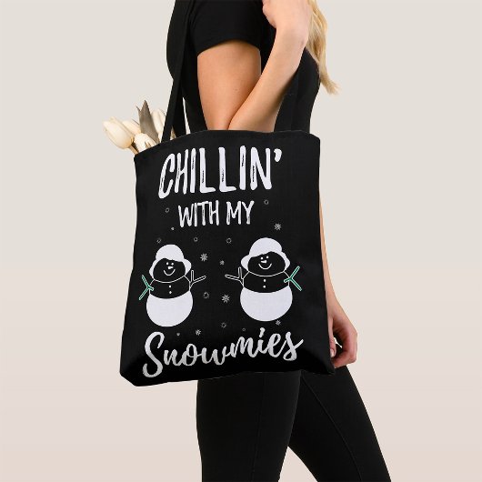 Tote Bag Chillin avec mes neiges