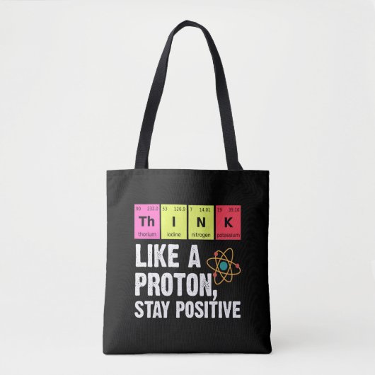 Tote Bag Chimie Physicienne Professeur Proton Science (Devant)