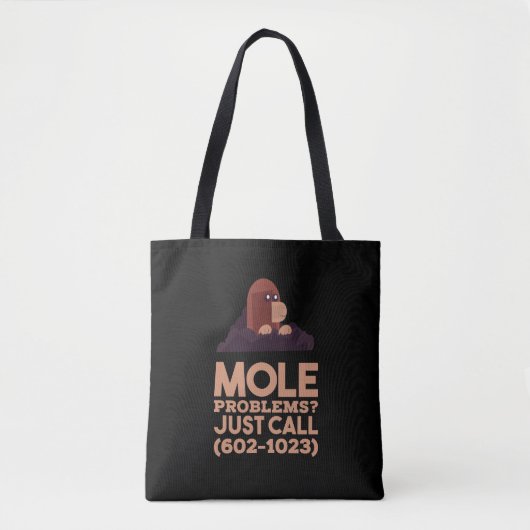 Tote Bag Chimie - Problèmes de mole (Devant)