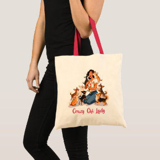 Tote Bag Chimigos - Crazy Chi Lady - Chihuahua 