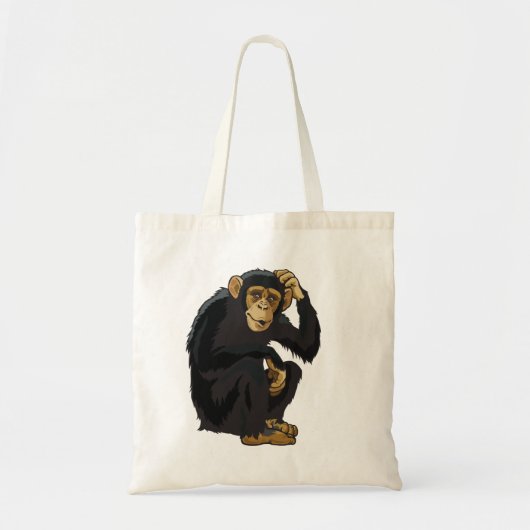 Tote Bag chimpanzé (Devant)