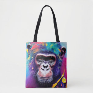 Tote Bag Chimpanzé Ape Animal Discovery Adventure Nature
