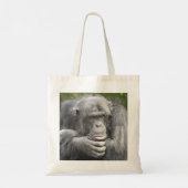 Tote Bag Chimpanzé contemporain (Dos)