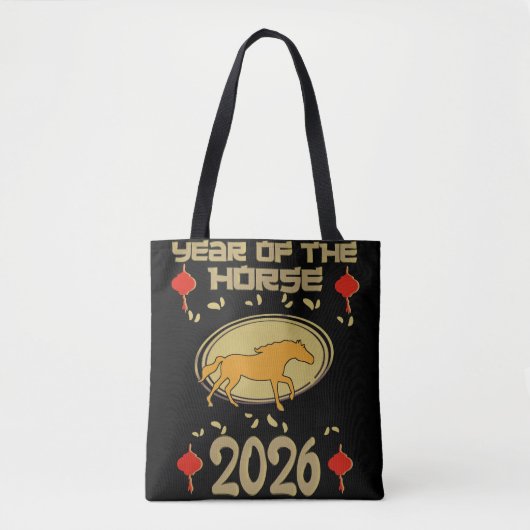 Tote Bag china 2026 Jahr des Pferdes  (Devant)