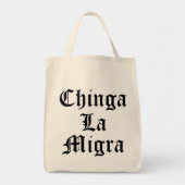 Tote Bag Chinga LA Migra (Devant)