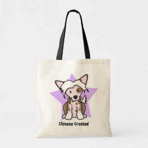 Tote Bag Chinois d'étoile de Kawaii Crested