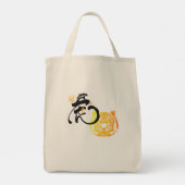 Tote Bag Chinoiserie Chic Tiger Art Chinois Calligraphie (Dos)