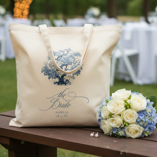 Tote Bag Chinoiserie Mariage Arbre Motif La Mariée ID1094