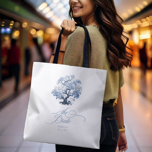 Tote Bag Chinoiserie Mariage Arbre Motif La Mariée ID1094