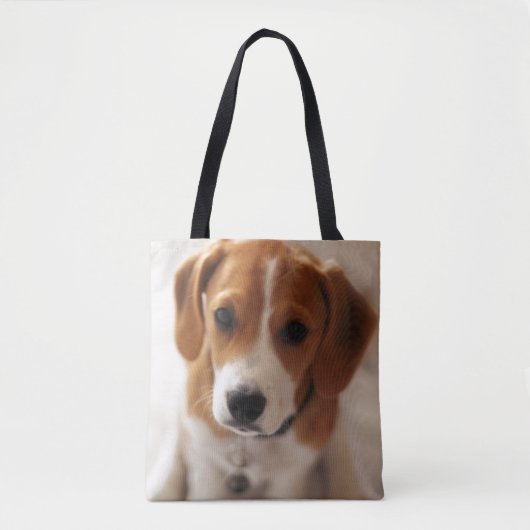 Tote Bag Chiot 2 de beagle (Devant)