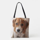Tote Bag Chiot 2 de beagle (Dos)