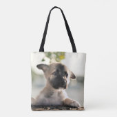 Tote Bag Chiot allemand sur la corniche (Dos)