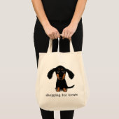 Tote Bag Chiot aux cheveux longs mignon de chien de (Devant (produit))