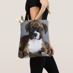 Tote Bag Chiot Brindle de boxeur